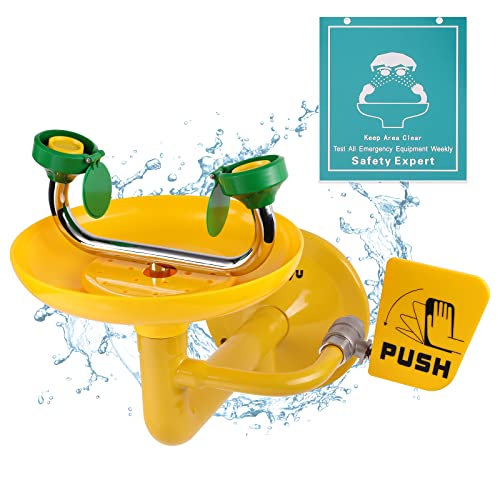 Huanyu Eye Wash Station Wall Mounted Eye Rinse Station Emergency Eye