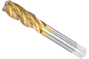 CoCud Spiral Flute Threading Tap, M14 x 1.5 Thread Size 4 Flutes, High Speed Steel Tapping Tool - (Applications: for Processing Holes & Sticky Materials)