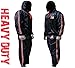 FIGHTSENSE FS MMA Sauna Sweat Suit Track Weight Loss Slimming Fitness Gym Exercise Training Added Hood Color Red Anti-Rip (6XL)