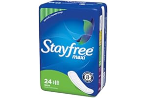 Stayfree Super Maxi Pads, 24 Count