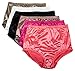 Barbra's 6 Pack Full Coverage Women's Brief Panties (Satin Brief, Medium)