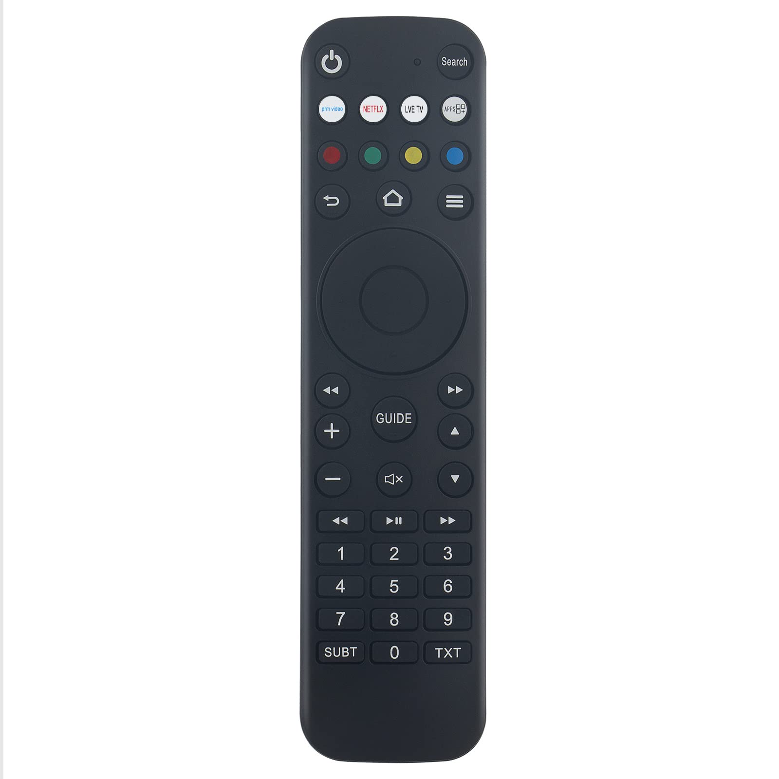 Replacement Remote Control Fit for JVC TV Edition Smart 4K HDR LED TV LT-40CF890 LT-49CF890 LT-55CF890 LT40CF890 LT49CF890 LT55CF890 RM-C3253 RMC3253
