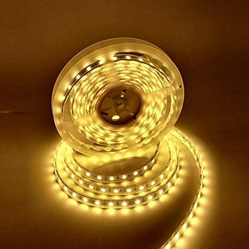 UL certification (E477884) Flexible Led Strip Lights, Led Tapes, led tape lights,led strip lights Dc24v Smd5050-300leds,Flexible strips Ip65 Waterproof Warm White 3000k 16.4ft/5m