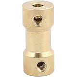 uxcell シャフトカップリング シャフトカプラコネクタ 真鍮 モーター軸継手