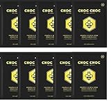 Charcoal Mask Sheet Eightwonders CHOC CHOC Propolis Black Honey Black Mask with Ultimate Natural Green Propolis Extract 20,000ppm,Bamboo. Firms, Plumps and lifts skin, Pack of 10, 0.88 fl oz each