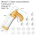 artale Cookie Press Biscuit Maker Cookie Presses Cheese Dessert Spritz Cookies Press with Disks and Icing Tips, Comfort Grip Cake Decorator Gun Kit