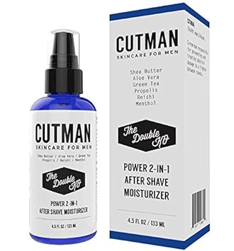 Cutman After Shave Balm Face Moisturizer For Men 4 5 Oz Of