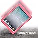iPad 2 Case, iPad 3 Case, iPad 4 Case, Hocase Shockproof Silicone Rubber Bumper+Hard Shell Full-Body Protective Case for Apple iPad 2nd/3rd/4th Generation w/Retina Display - Pink Flower/Grey
