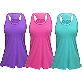 Epic MMA Gear Flowy Racerback Tank Top, Regular and Plus Sizes, Pack of 3