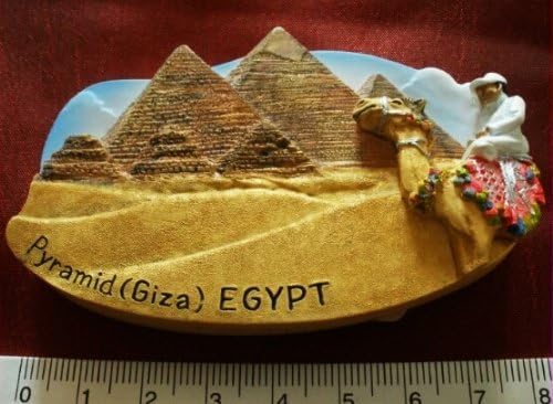 Egypt Great Pyramid Giza Cairo Thai Magnet Hand Made Craft