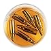 Zalik Whiskey Stones Bullet Shaped Chilling Stones - Stainless Steel Beverage Cooling Rocks Ice Cubes Set Of 6 With Tongs And Velvet Bag - For Whiskey, Vodka, Liqueurs, White Wine And More