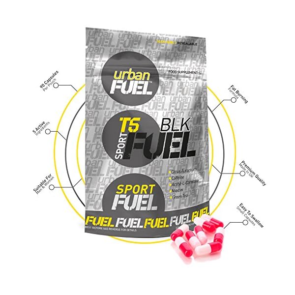 Urban-Fuel-Sport-T5-BLK-Food-Supplements-90-Capsules Urban Fuel Sport T5 BLK Food Supplements - 90 Capsules