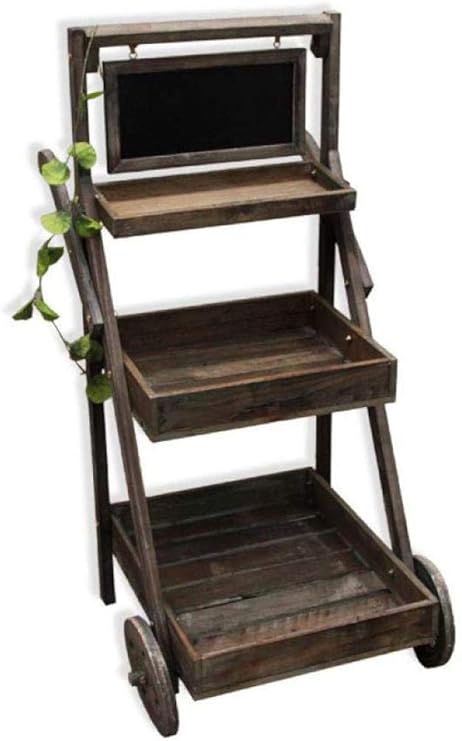 ANXWA Estantería Escalera con 3 Estantes I Estantería Plegable En ...