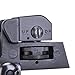 Pinty Front Rear Sight 4/16 Matte-Black Finished & Rugged Aluminum Construction Picatinny Tactical Mount Adjustable Detachable