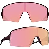 MAXJULI Polarized Sunglasses for Men Women, Windproof Outdoor Sports Cycling Running UV400 Protection Sun Glasses 8121