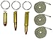 Set of Three Bullet Pendants, 308 Rifle, 7.62 Russian, 357 Magnum, with free Key Rings, Dogtag Necklaces