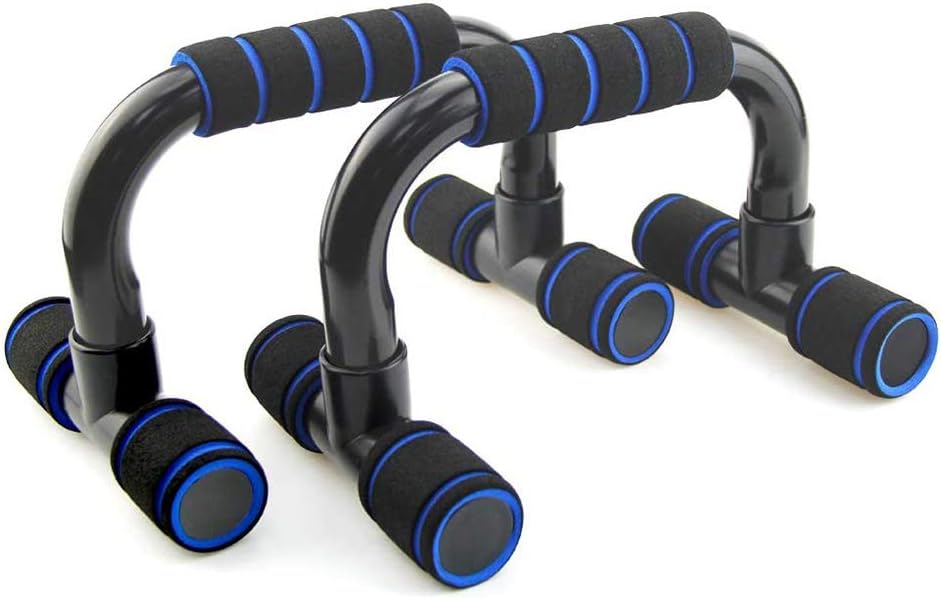 AOZBZ Push Up Bars Fitness Training, Non-Slip Floor Push Up Handles, Parallettes Fitness Equipment for Muscle Exercise Calisthenics