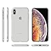 HiZiTi iPhone Xs Max Case, Thin Ultra-Slim Fit Crystal Clear Transparent Flexible TPU Phone Case Cover Compatible for iPhone Xs Max (6.5 inch) - Transparent Clear