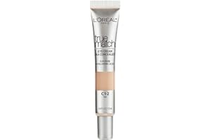L’Oréal Paris True Match Eye Cream In A Concealer, Formulated With 0.5% Hyaluronic Acid, C1-2 Fair