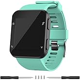 Meifox Compatible with Garmin Forerunner 35 Band,Solf Silicone Replacement Bands for Garmin Forerunner 35 Watch