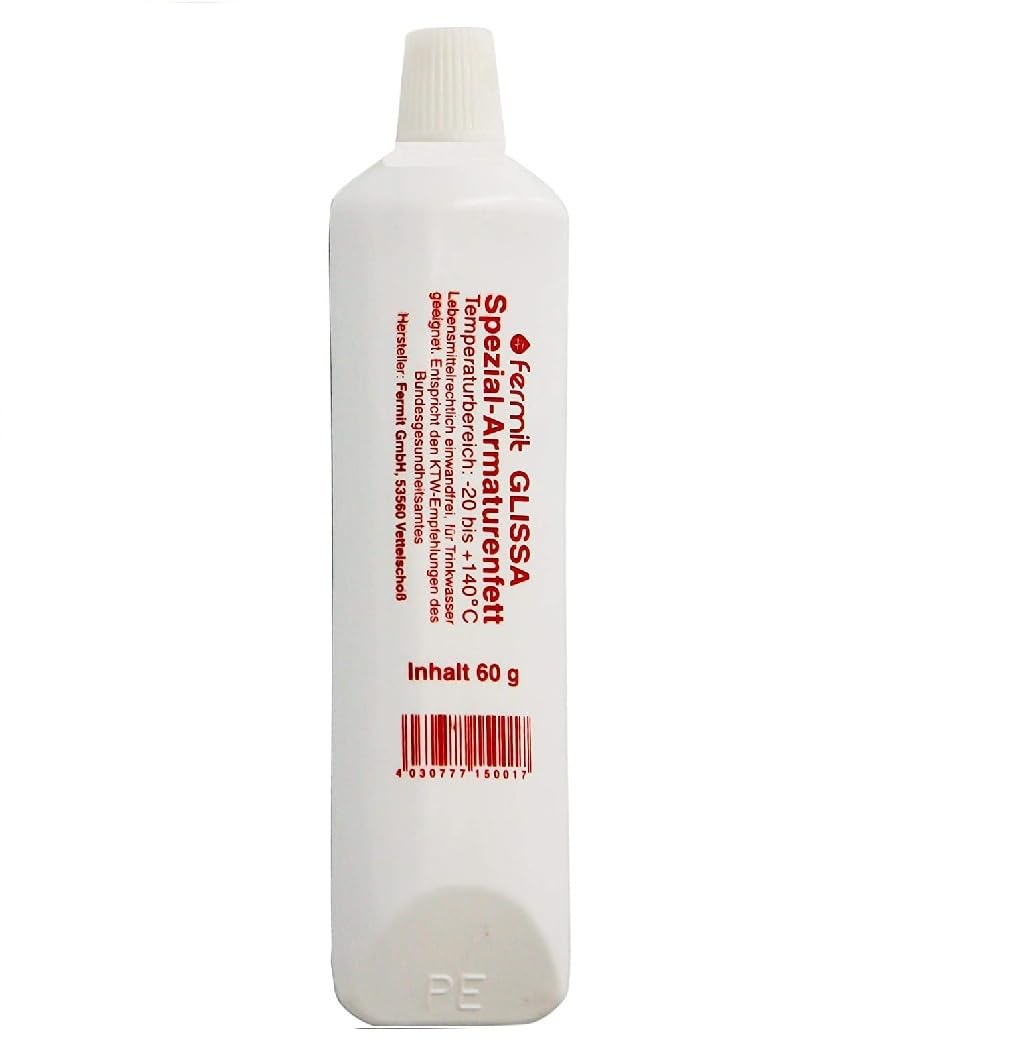 Schläfer 185702 | Faucet grease, Glissa special Fermit lubricant suitable for mixers, pipes, fittings and gaskets in contact with food and drinking water NSF approved