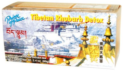 Prince of Peace-tibetan Rhubarb Detox Tea-12 Bags Net Wt 2.4 Oz