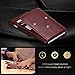 FYY Cowhide Genuine Leather Wallet Case for Samsung Galaxy S10 Plus, Lightweight Handmade Large Capacity Flip Phone Case Protective Cover with Card Holder for Samsung Galaxy S10+ Plus 6.4