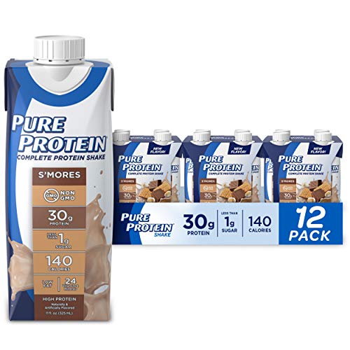 Pure Protein S’mores Protein Shake 30g Complete Protein Ready to