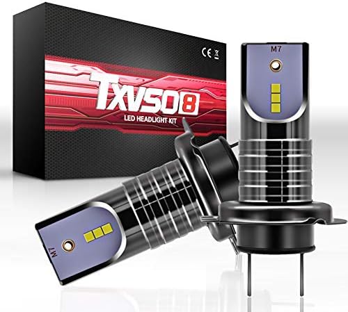 ACEDA H7 LED Headlight Kits-Flip CSP Chips- 30000LM 6000K-Hi/Lo Beam/Fog Light Bulbs (Pack of 2)