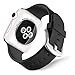 UMTELE Compatible for Watch Sport Band 42mm 44mm, Soft Silicone Replacement Band Sport Strap with Ventilation Holes Replacement with Watch Series 4/3/2/1