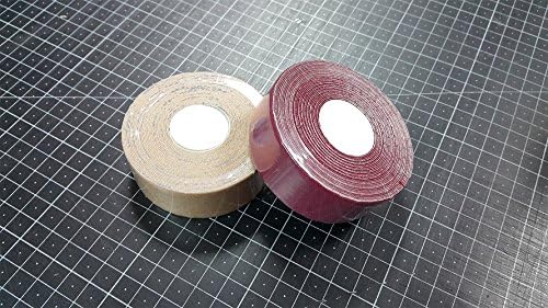 Bowling Protective Power Grip Tape Fitting Thumb Tape - Red / Beige ( 2 rolls )