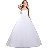 Women A-line Petticoat Floor Length Wedding Petticoat Crinoline Underskirt Slips Ball Gown Skirt