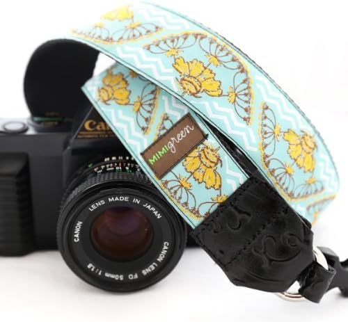 Mimi Green 'Santa Fe Blue' Designer DSLR Camera Strap …