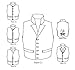 1790 - 1850 Single-breasted Man’s Waistcoats (Vests) Pattern