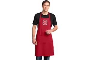 Broad Bay Large NC State Mens Apron or Womens Aprons Top NC State Wolfpack Gift for Him