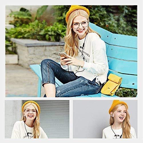 Sonzi In Ear Earphones Stereo Headphones For IPhone/IPod/IPad etc. - 3.5 mm Interface Devices - Silver and Red