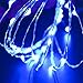 CrazyFire 30 LEDs 3M/9.8ft Blue Copper Wire String Operated with AA Batteries Bendable Fairy Copper Wire Light for Christmas Valentine's Day