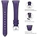 NANW Bands Compatible with Fitbit Charge 4 / Charge 3, Slim Genuine Leather Wristband Replacement Accessories Strap for Women Men Compatible with Fitbit Charge 4 / Charge 3 Small Large