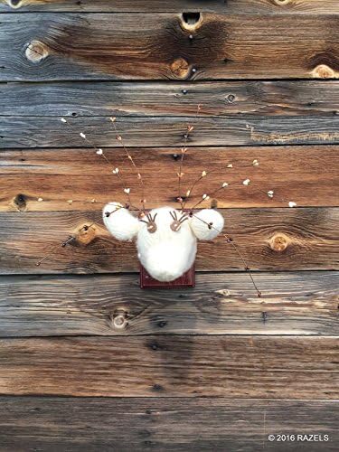 Handmade DEER MOUNT, Deer Antler, Deer NURSERY, Faux Taxidermy, Trophy Wall Decor