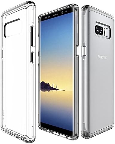 Samsung Galaxy Note 8 Case, Crystal Clear Shockproof Hard PC and TPU Bumper Case, Scratch Resistant and Premium Clarity Cover for Samsung Galaxy Note 8