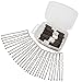 Velscrun 300 Pack Bobby Pins Bun U Shaped Hair Pins Metal Hair Clips for Hair Decoration (Brown)