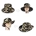 Vbiger Outdoor Sun Cap Camouflage Bucket Mesh Boonie Hat Hunting Cap
