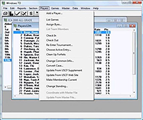 WIN - WinTD Tournament Director Software Chess