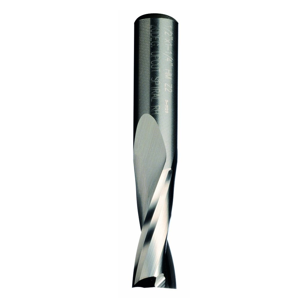 CMT 191.007.11 Solid Carbide Upcut Spiral Bit, 1/4Inch Diameter by 2
