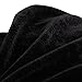 Andoer 88-key Electronic Piano Keyboard Cover Pleuche Fastener Tape Decorated with Fringes Beautifulz (Black)