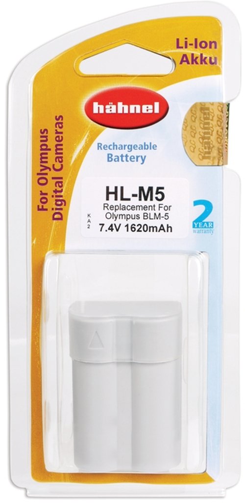 H?hnel HL-M5 Rechargeable Li-Ion Replacement Battery for Olympus DSLR E-5 7.4 V 1620 mAh