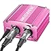 Neewer 1-Channel 48V Phantom Power Supply with Adapter and XLR Audio Cable (Pink)