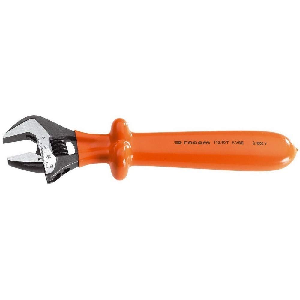 FACOM Adjustable Spanner 1000 V Insulated, Pack of 1, 113.15TAVSE