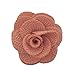 Hansicod Men's Lapel Flower Handmade Boutonniere Pin for Suit (Pink)