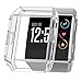OenFoto Compatible Fit bit Ionic Cover Case, TPU Soft Accessory Protective Case Frame Cover Shell for Fit bit Ionic Smart Fitness Watch,Crystal Clear